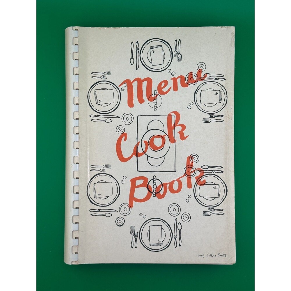 Vintage Junior League Fort Worth Menu Cook Book 6th Edition Texas